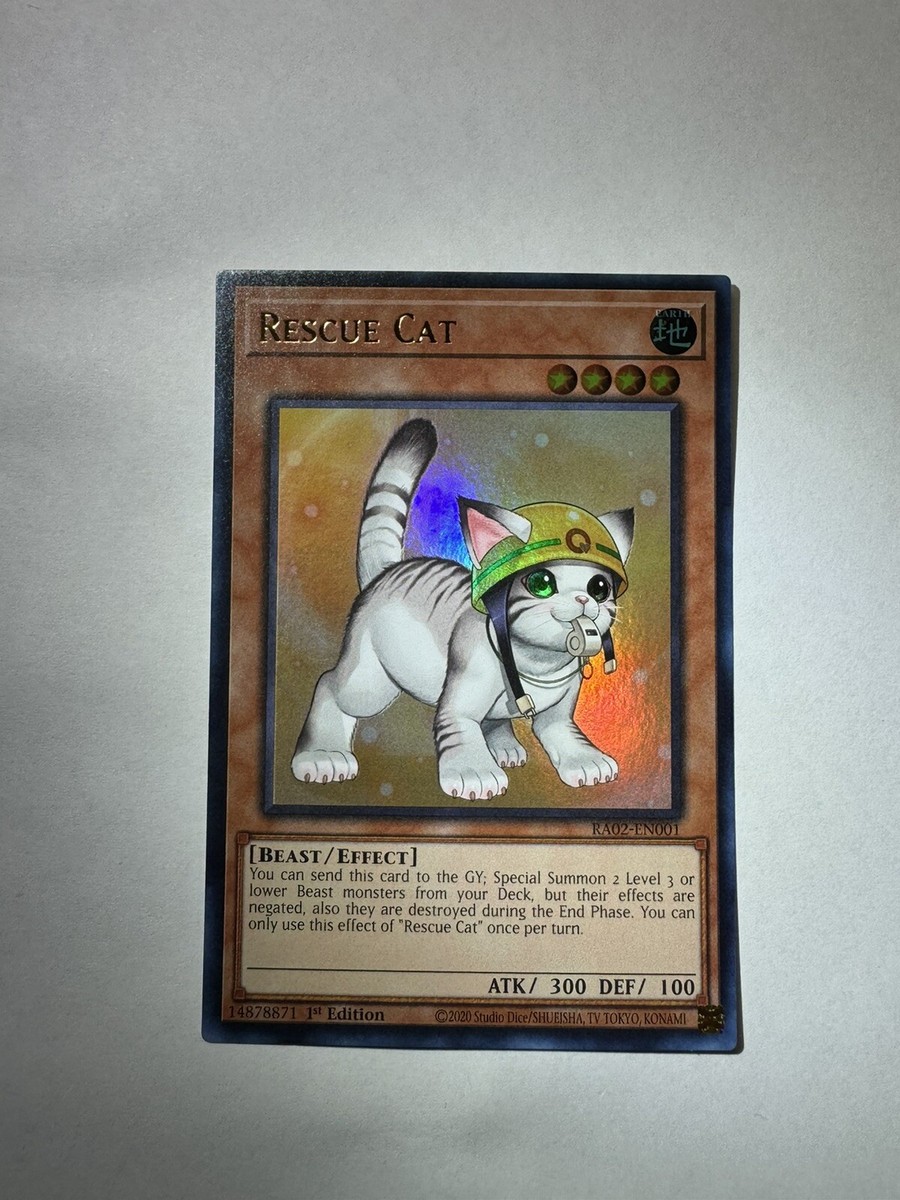 Rescue Cat Alt Art Yugioh 25th Rarity Collection II Ultra Rare