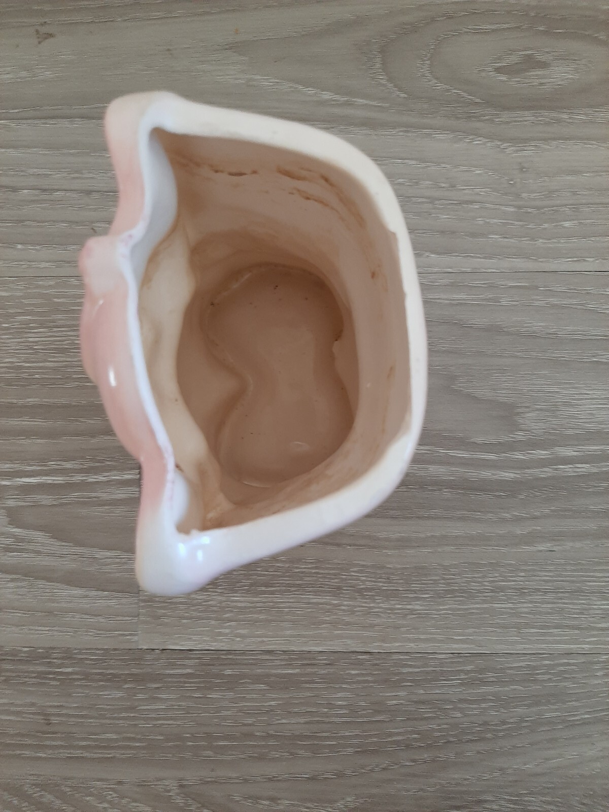 Vtg. Reubens Orig.Pink ElephantBib Overalls/mouseceramic planter