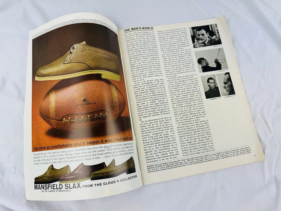 Мужской журнал Nugget том 5 No 8 The Man's World ноябрь 1963, Элиа Казань - Изображение 3 из 4