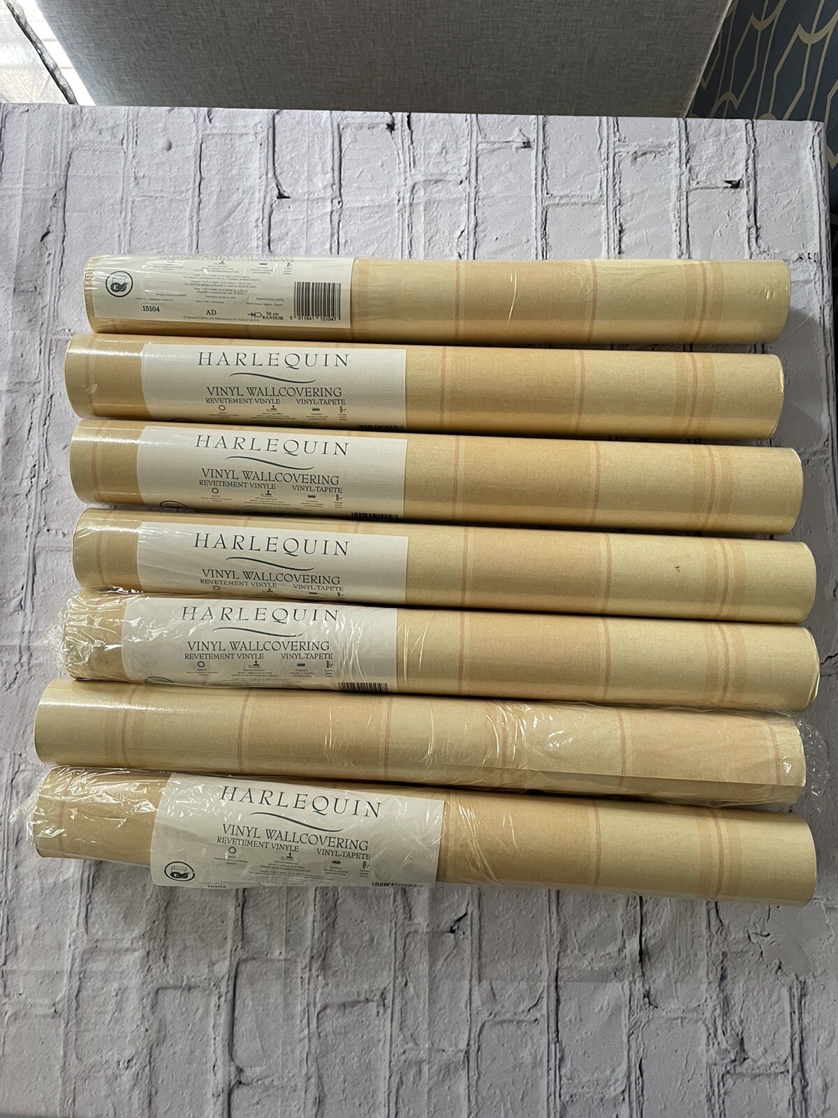 Harlequin Vinyl Wallcovering Wallpaper Unused Brand New x 7 Rolls eBay