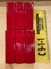 6-PACK LOT of NEW Tupperware Pill Toothpick Tube Holders Keeper #1506 Harvest