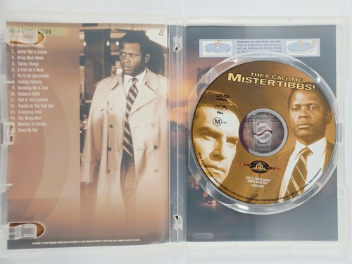 They Call Me Mister Tibbs (1970) DVD Region 4 VGC Mystery Drama Free Post - Picture 2 of 6