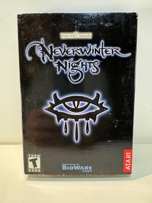 PC BOX Game NO DISCS Neverwinter Nights (PC, 2002) with Map, Manual