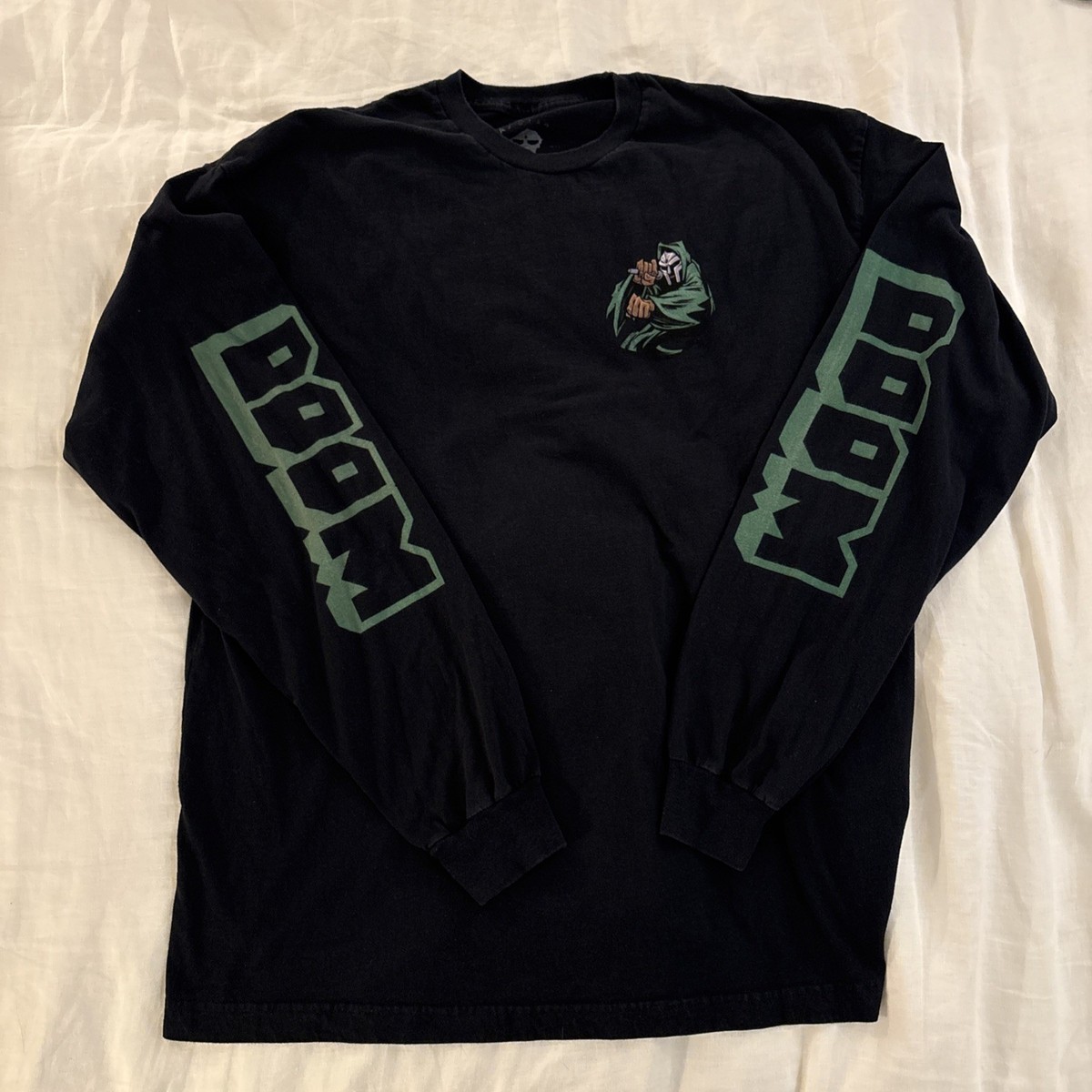 MF Doom Shirt Long Sleeve Gas Drawls XXL y2k 90s NYC rap hip hop