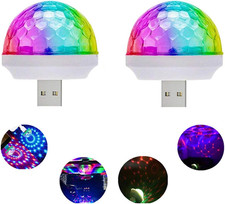 USB Mini Voice-Activated Magic Ball  Disco Ball Light - Portable Mini Strobe...