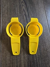 Tupperware 2- Egg Separators #779 Yolkster Gadget VTG Retro Kitchen -EUC