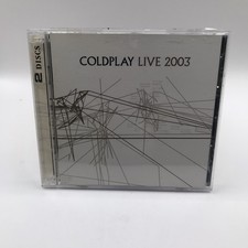 Coldplay Live 2003 Original 2-Disc CD & DVD Set EMI Records Rock & Pop Genre