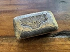 W H Foster 3 oz. 999+ Fine Silver Vintage Poured Bar with Deak Perera Triangle