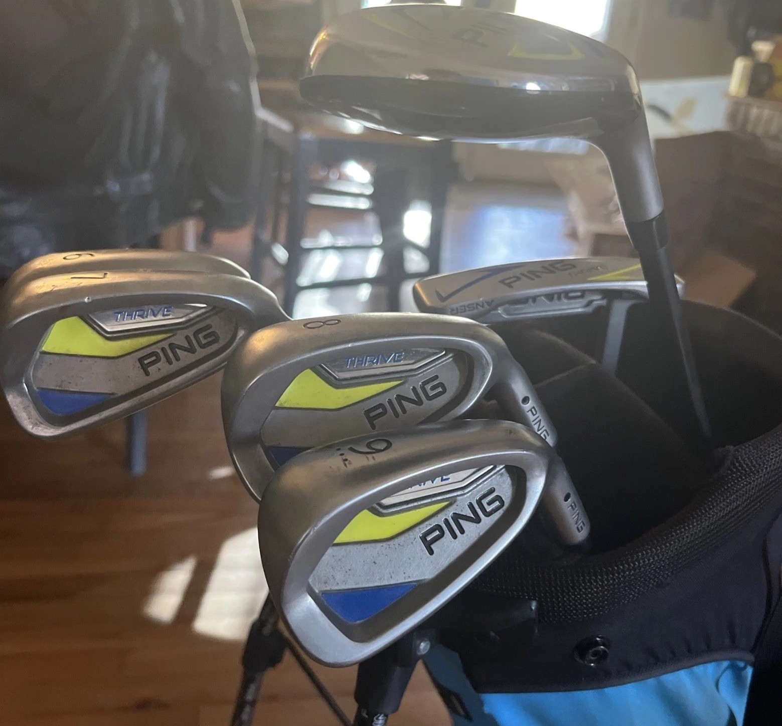 6-7-8-9 Wood Putter Blue