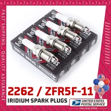 Set of 4 FOR NGK 2262 Iridium Spark Plugs ZFR5F11 18829-11050 for Chrysler Honda