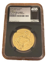 Niue 2017 Gold 1 oz $250 NGC PF70UC Star Wars C-3PO 2921.13 per troy oz