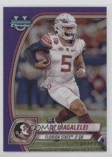 2024 Bowman U Chrome Purple Refractor 2/399 DJ Uiagalelei #48 rw9