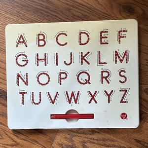 Kid O A-Z Magnetic Alphabet Tracing Board with Red Stylus Pen