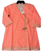 Pakistani Kurta/ Tunic / Angrakha Style For Girls Eid Party Wear Shalwar Qameez