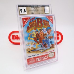 NES Nintendo BAD NEWS BASEBALL - CGC PEDIGREE GRADED 9.6 A+! NEW Factory Sealed!