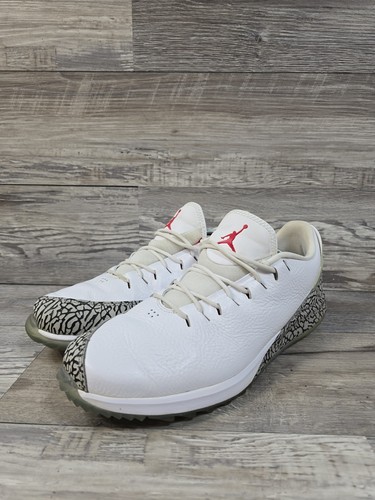 Nike Jordan ADG White Cement Herren Größe 11,5 Golfschuhe ohne Spikes AR7995-100 - Bild 6 von 13