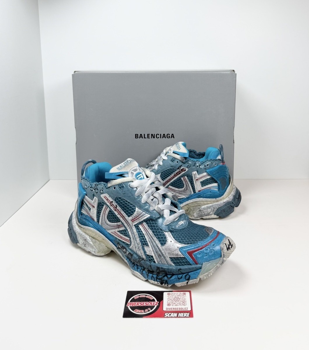Size 41EU/8US - Balenciaga Runner Marathon Blue Unreleased💙 NEW
