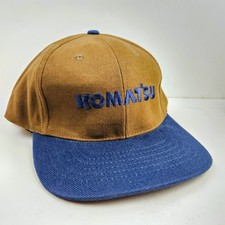 Vintage Komatsu Power Tools Trucker Hat Strapback Dad Cap