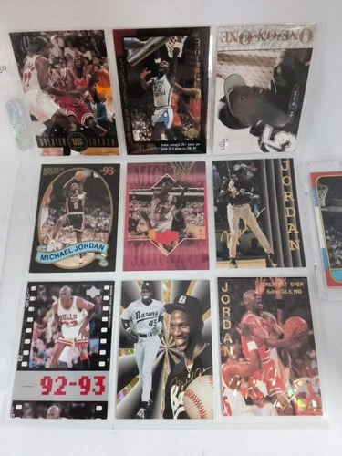 New ListingMichael Jordan 10 Cards  90s Basketball Lot Inserts, Rookies, HOF 30