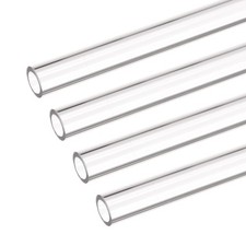 PETG Tubing Hard 10mm ID, 14mm OD 50cm Length High Transparent Clear 4pcs
