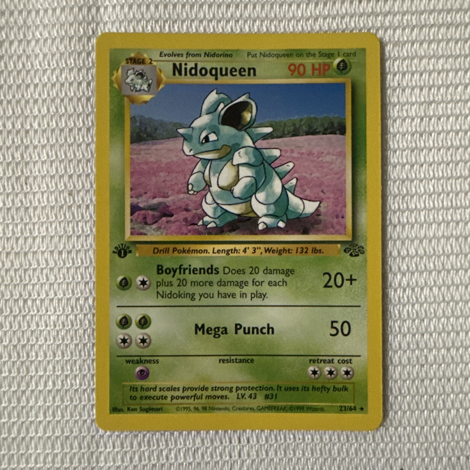 Nidoqueen (1st Edition) - 1999 Pokémon Jungle 23/64