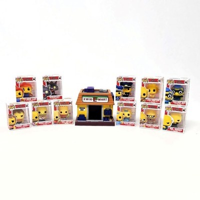 The Simpsons Bitty Pop! 11x Different Figures + Kwik E Mart Fallout Boy (Bin7)