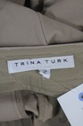 Trina Turk Unisex Cargo Cropped Pants Beige Cotton Button Size 2 — photo 4