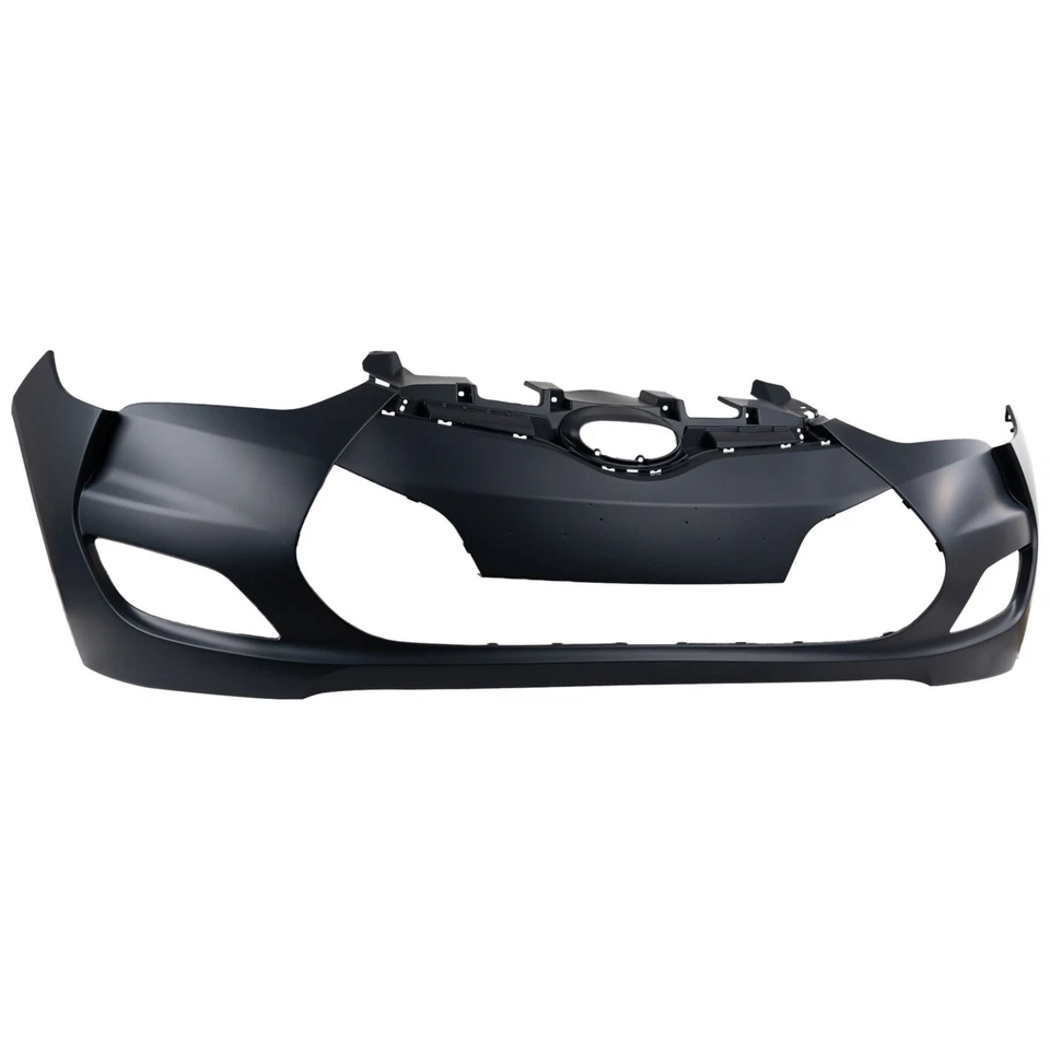 Front Bumper Cover For 2012-2017 Hyundai Veloster With Fog Lamp Holes Primed - Image 3 of 4