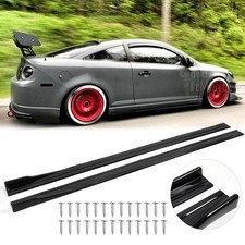 For Chevy Cobalt Coupe 2005-2010 86.6 Side Skirt Panel Lip Extensions Body Kit