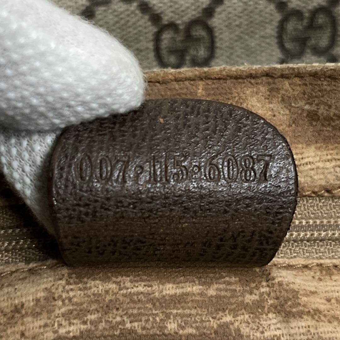 Old Gucci Gg Pattern Interlocking Mini Shoulder B… - image 15