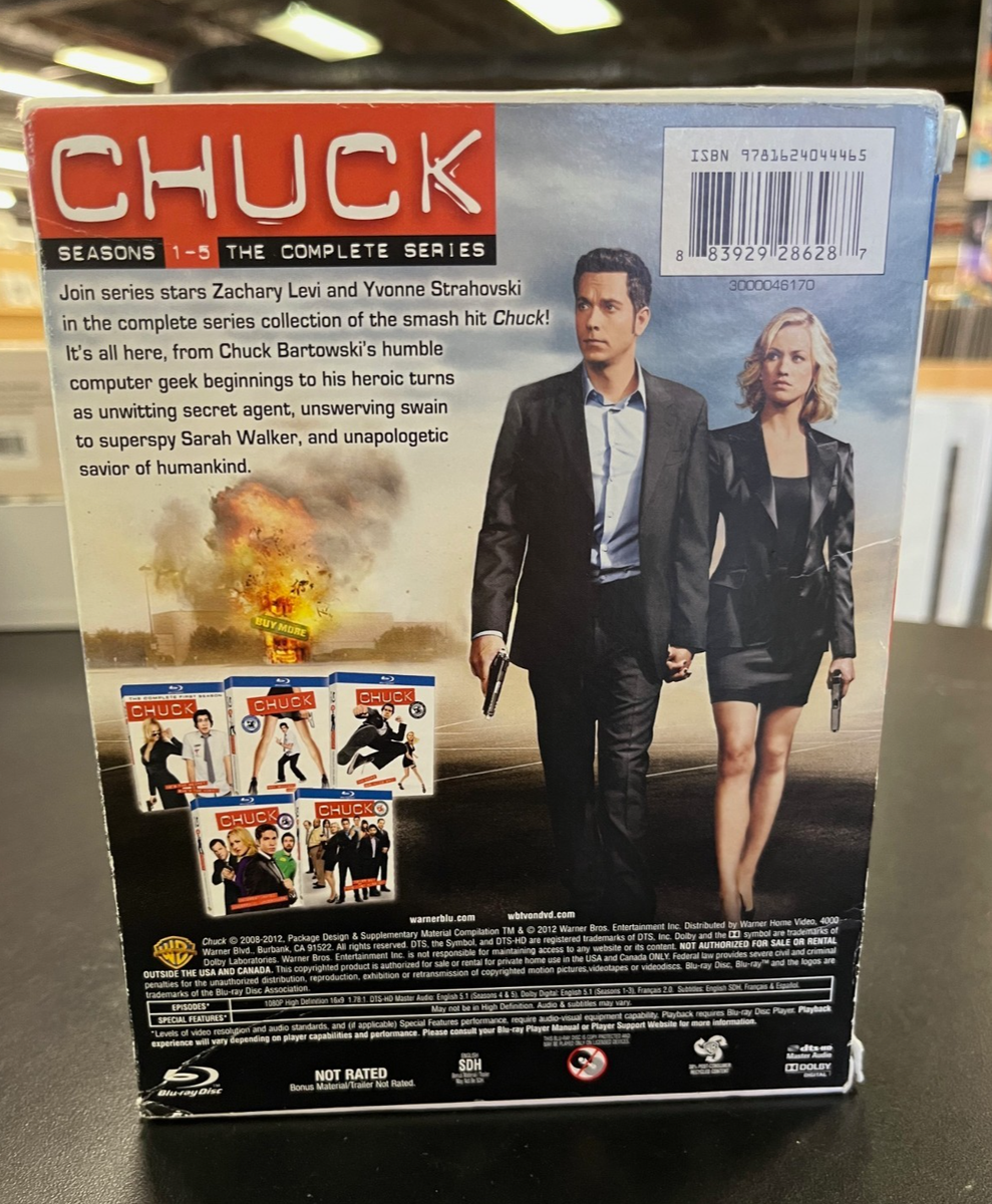 Chuck: Seasons 1-5: the Complete Series (Blu-ray) | eBay