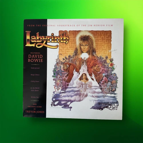 David Bowie - Labyrinth Soundtrack LP EX 1986 EMI America AML3104 A-1 B-1