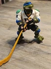 Vintage 1991 TMNT Hockey Player Leonardo Action Figure Slap Shot Leo