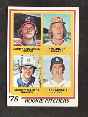 1978 Topps - Rookie Pitchers Jack Morris, Larry Andersen, Tim Jones #703 (RC)