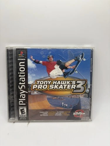 Tony Hawk's Pro Skater 3 Playstation 1 PS1 Complete CIB Authentic Black Label