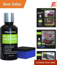 Plastic Restorer for Cars Ceramic Coating Trim Protectant 30ml Hydrophobic
