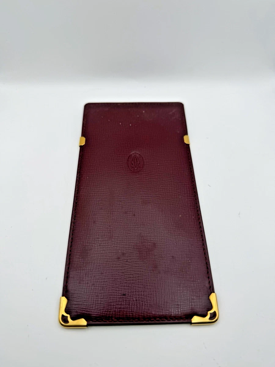 must de Cartier メガネケース ビンテージ Cartier Red Eyeglass Cases & Storage for sale | eBay