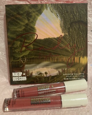 Bundle Makeup Obsession London Palette& 2 Lip Gloss ENTRANCED New FREE SHIP 
