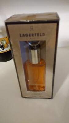NEW VINTAGE LAGERFELD MEN'S COLOGNE SPRAY CLASSIC 1 OZ IN BOX DISCONTINUED