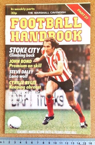 Marshall Cavendish Football Handbook 1978 Single Issues - Various Multi Choice - Picture 78 of 176