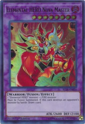 Elemental HERO Nova Master - BLLR-EN056 - Ultra Rare - 1st Edition