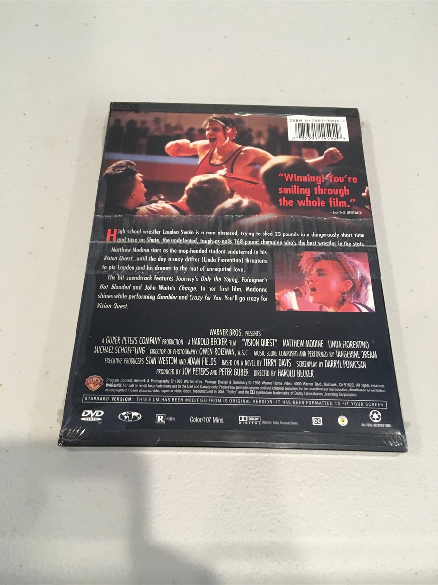 Vision Quest (SNAPCASE DVD 1998) BRAND NEW / FACTORY SEALED