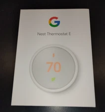 Google Nest Thermostat E Programmable Smart Thermostat White