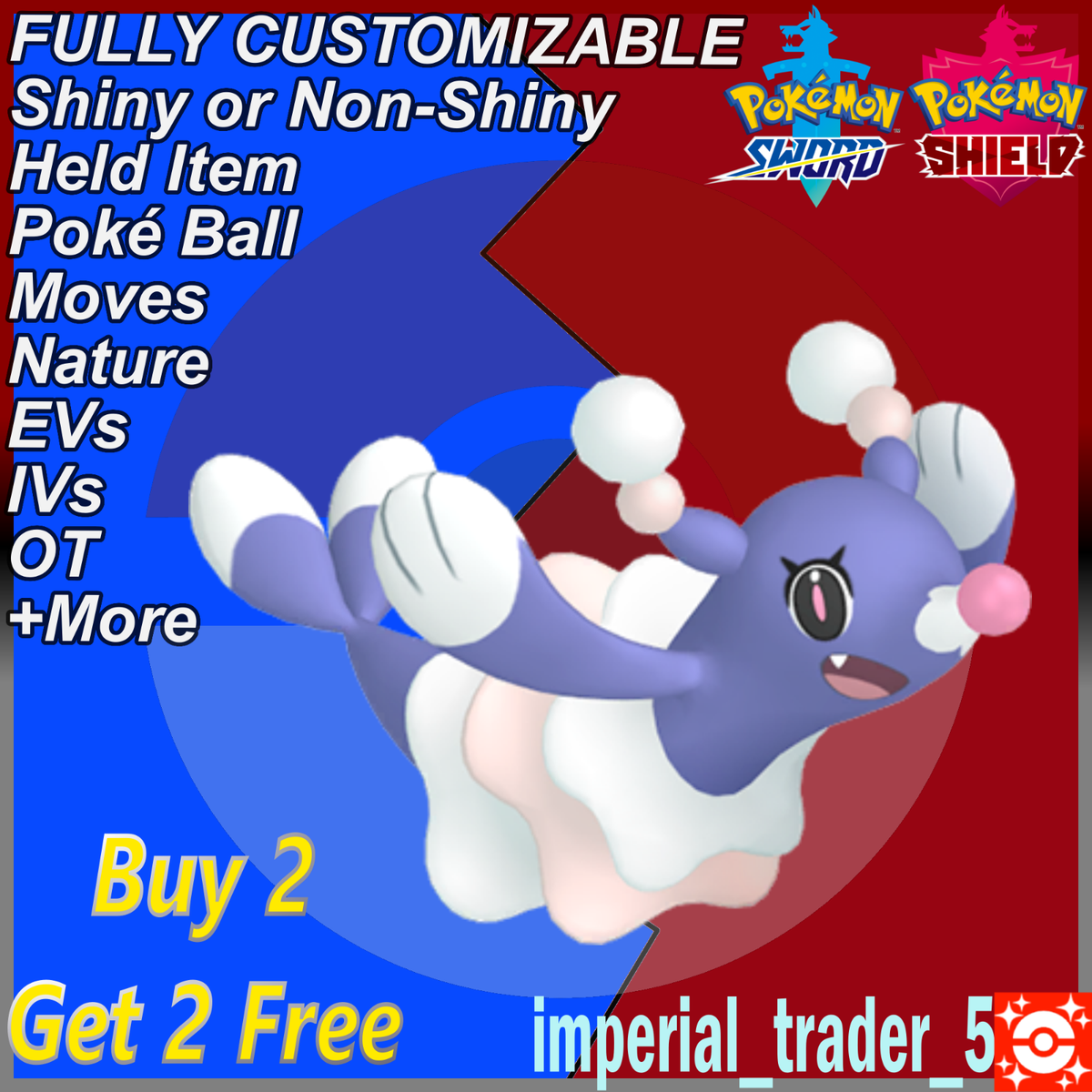 brionne pokemon card value Pokémon Sword and Shield ✨ Shiny Brionne ✨ W/ Best 6IV Customizable