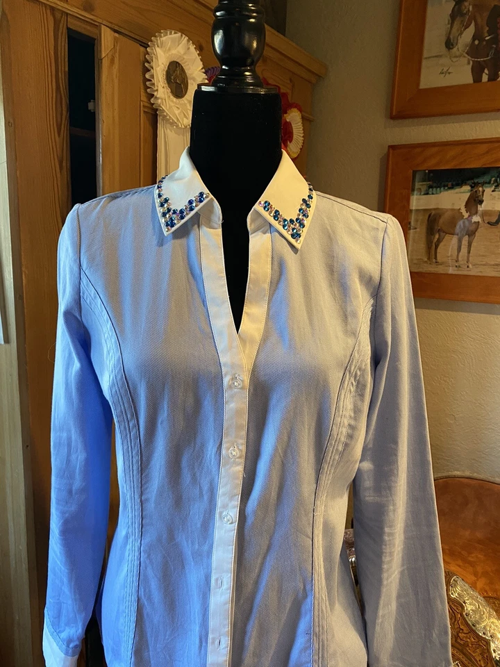 WESTERN PLEASURE HAND STONED RAIL SHIRT M - Photo 1/3