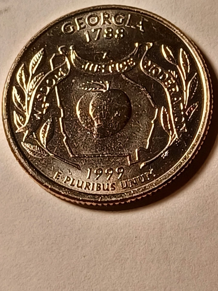 1999-D Georgia State Quarter, Lots of Errors Front/Back, From Mint Bags. - Image 4 of 4