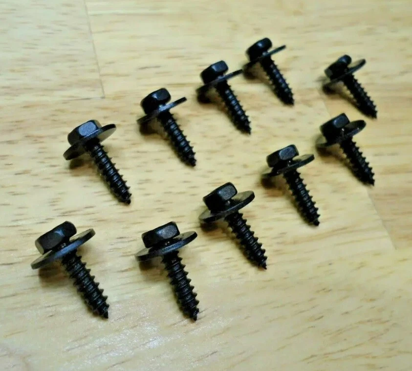 10 UNDER DASH/AIR DUCT/PANEL SCREWS! FOR DODGE RAM PICKUP RAMCHARGER TRUCK ETC - Image 2 of 4