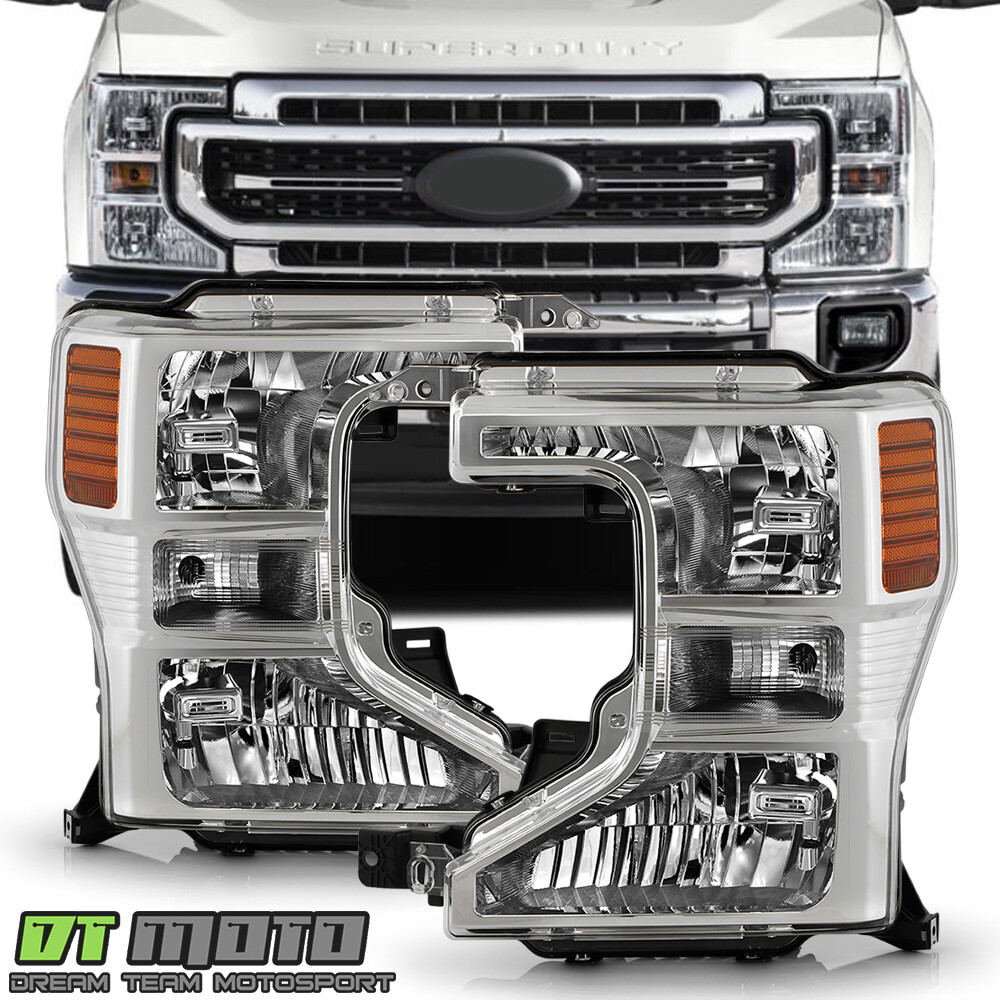 Snapklik.co : For 2020-2022 Ford F250 F350 SuperDuty Chroe Tri LED DRL Full LED Projector