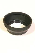 55mm rubber collapsible screw on lens shade / hood