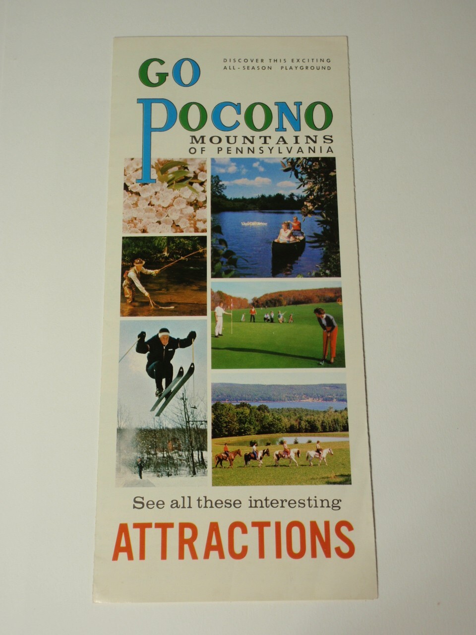 Vintage Go Pocono Mountains of Pennsylvania Travel Brochure eBay Vintage Go Pocono Mountains of Pennsylvania Travel Brochure eBay